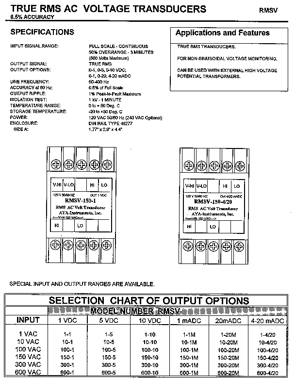 Power Transducers J & S Instruments, Inc.